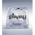 Green Litecube Freezable Light Up Ice Cube with Logo